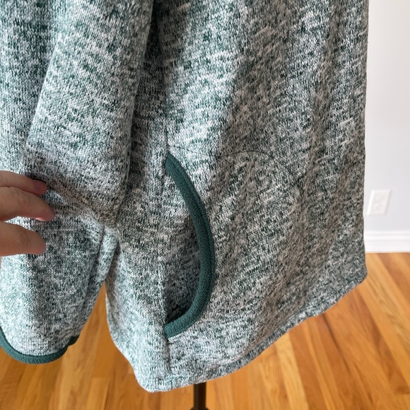 Stan Herman Women's XL zip up jacket heather green layer outdoor camping pockets - Picture 5 of 12